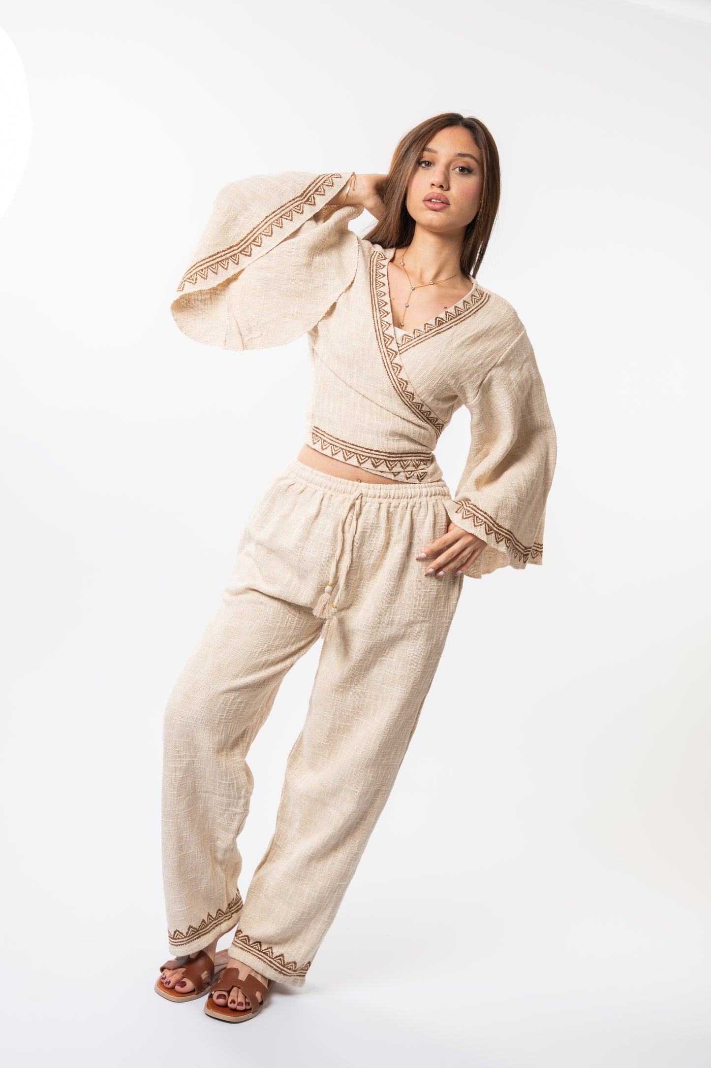 Boho Linen Set