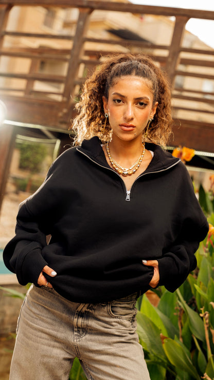Black hoodie unisex