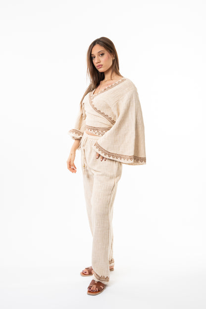 Boho Linen Set