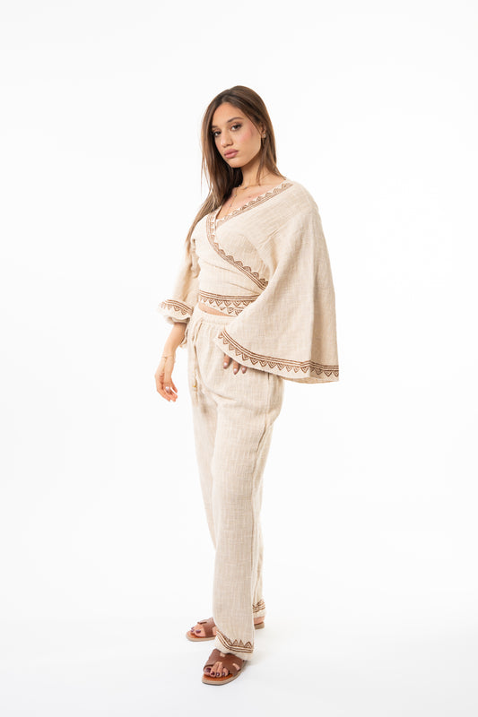 Boho Linen Set