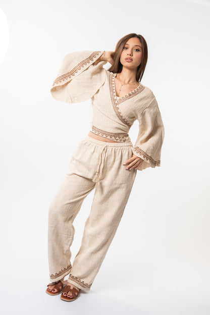 Boho Linen Set