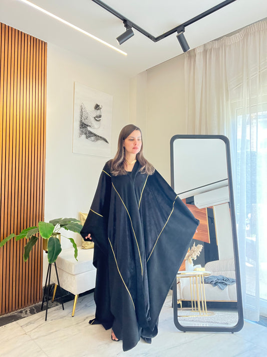 Elegant Black Velvet Cape