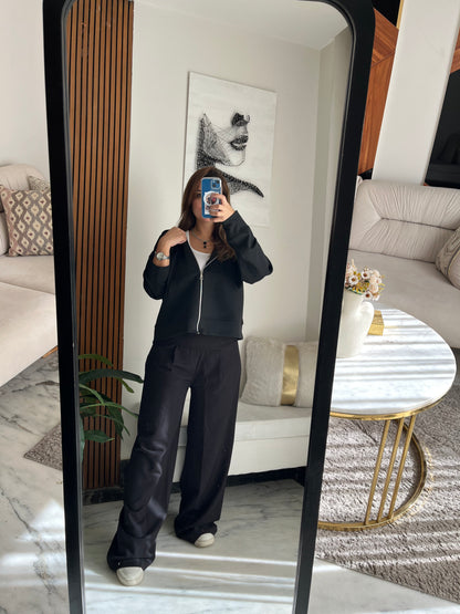Classic Black Lightweight Tracksuit
