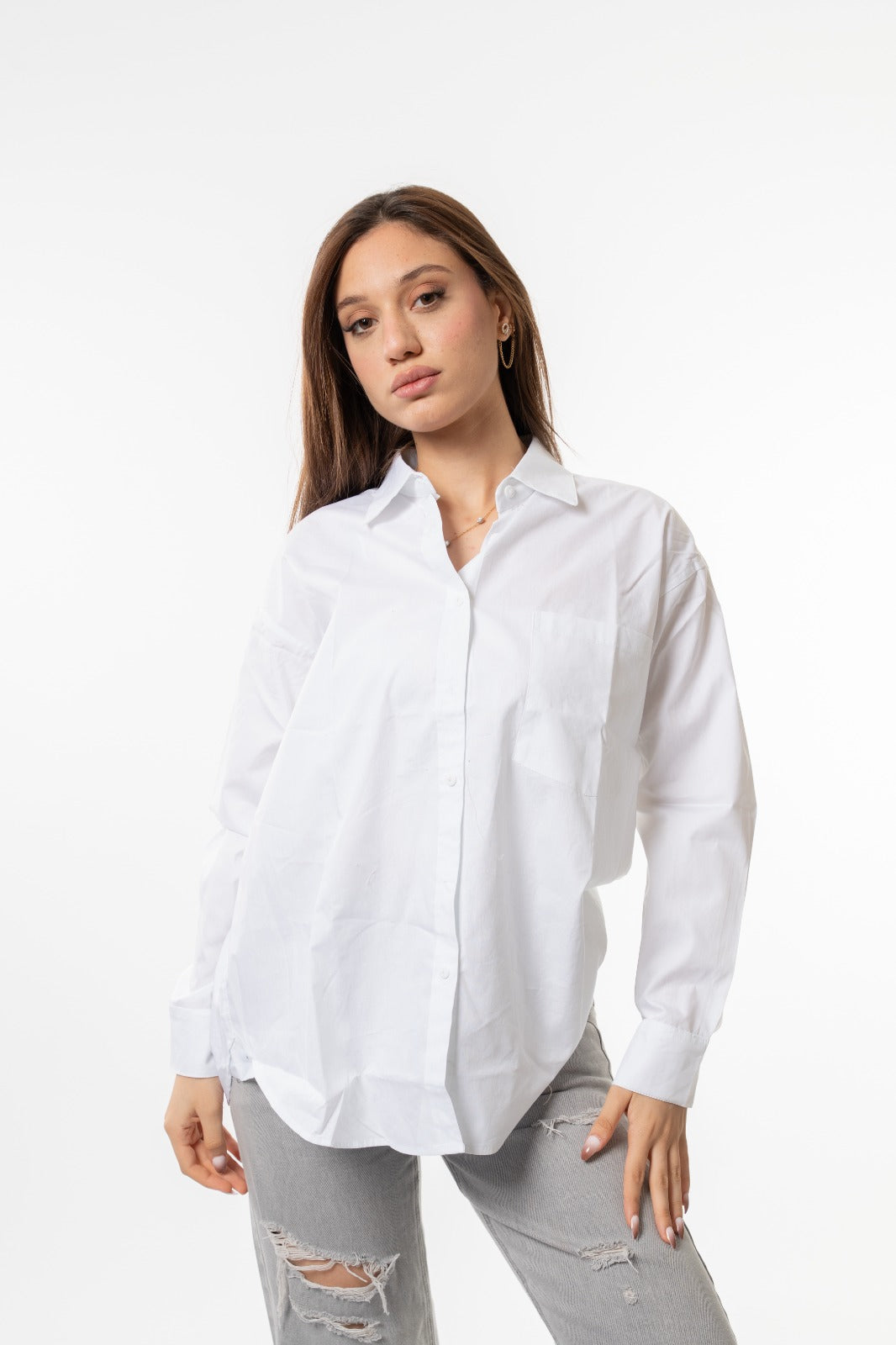 White Slim Fit Shirt