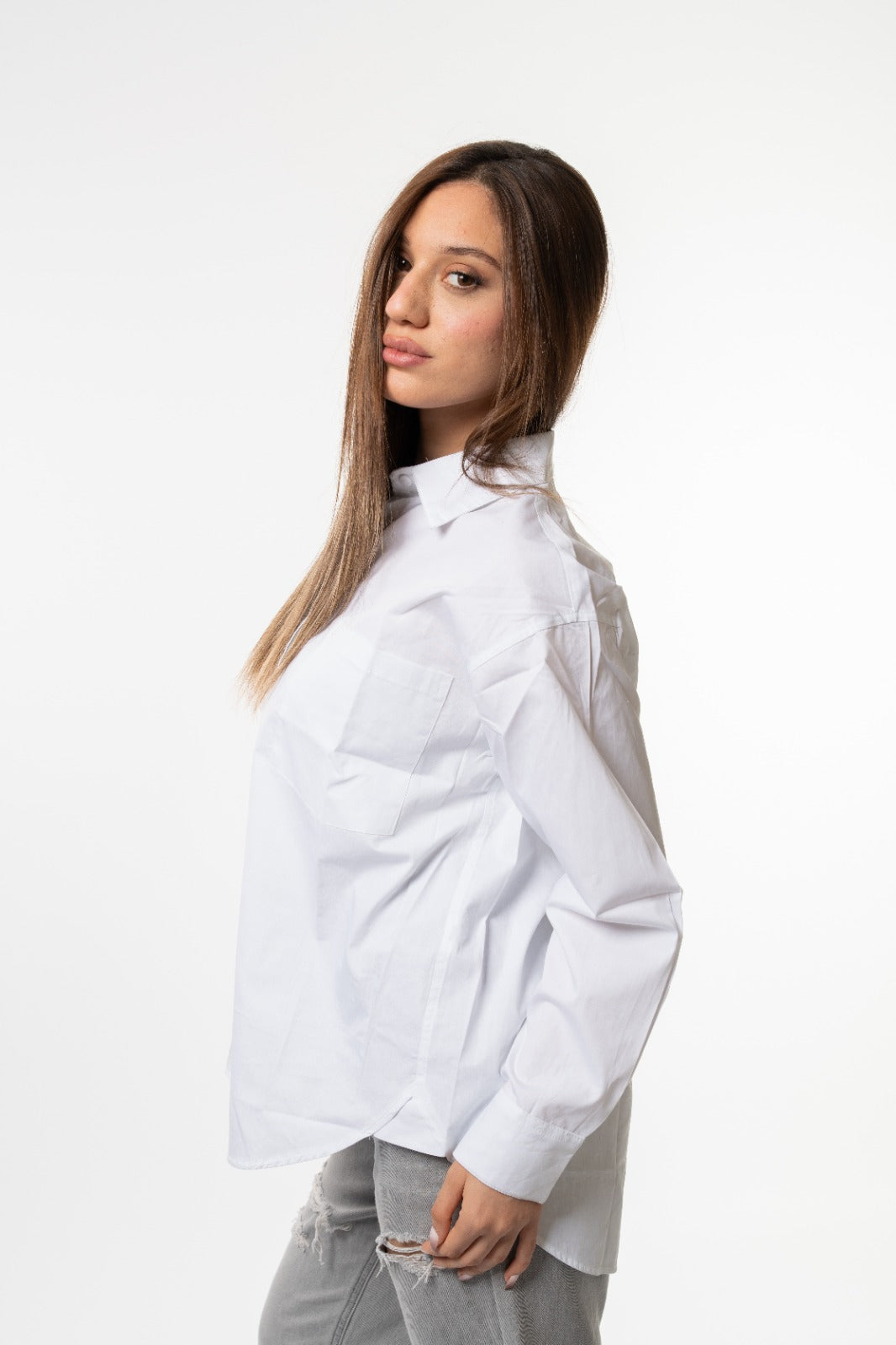 White Slim Fit Shirt