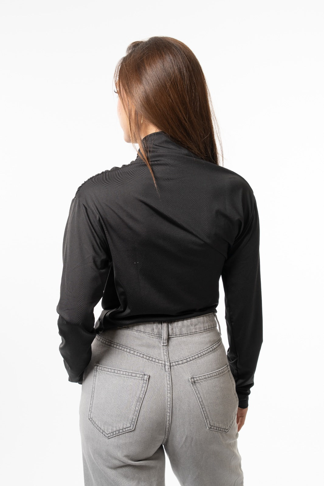 Black Draped Top